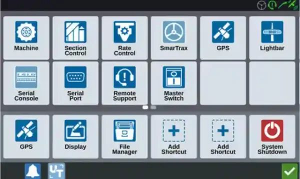 Página de configuración fácil de usar