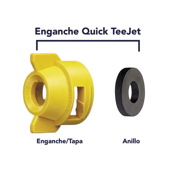 Enganche Quick Teejet con anillo vedacion
